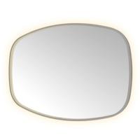 Hotbath &More Mirrors Contour LED Badkamerspiegel - Figuur - 80 x 120 cm - Geborsteld Gunmetal