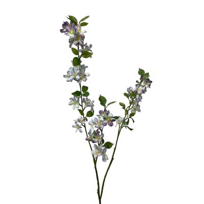 Kunstbloem blossom spray 101cm l. paars