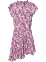 ISABEL MARANT robe Viona à fleurs - Violet - thumbnail