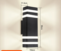 LumoGuard E27 - Waterdichte LED Wandlamp IP65