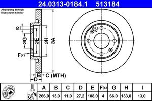 Powerdisc Remschijf 24031301841