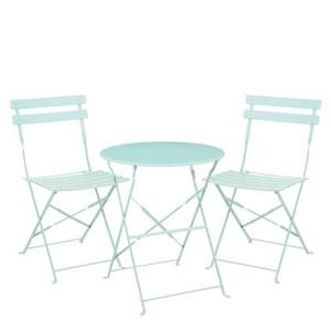 Mica Decorations Laurence Bistro Set - Set of 3 - Metaal - Lichtgroen