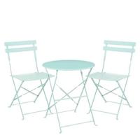 Mica Decorations Laurence Bistro Set - Set of 3 - Metaal - Lichtgroen