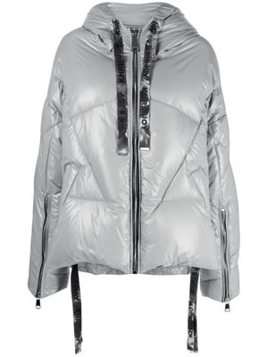 Khrisjoy veste matelassée Khris Iconic à capuche - Argent