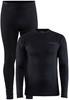 Craft 1909709 Core Warm Baselayer Set Men - Black - L - thumbnail