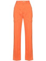 Polo Ralph Lauren pantalon droit en serge à poches multiples - Orange - thumbnail