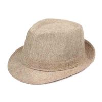 Kaki Fashion Seaside Sun Visor Hat vouwen netto oppervlakte Jazz hoed grootte: 58cm