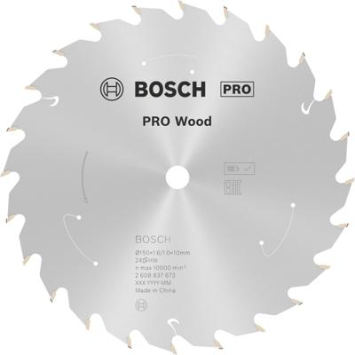 Bosch Accessoires Cirkelzaagblad ACCU Standard for Wood 150x10x1.6/1.0x24T - 2608837673