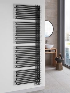 Aqualine Tubini handdoekradiator 60x178cm 1000W antraciet