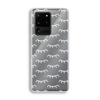 Wimpers: Samsung Galaxy S20 Ultra Transparant Hoesje