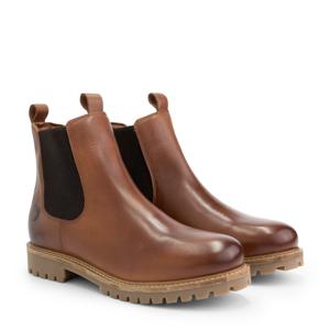 Travelin&apos; Men - chelsea profile sole - Cognac - Maat 42