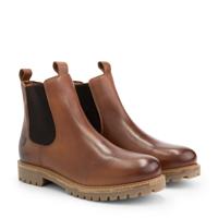 Travelin&apos; Men - chelsea profile sole - Cognac - Maat 44