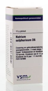 VSM Natrium sulphuricum D6 (10 gr)