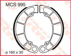 TRW Remschoenen, remblokken en voor de moto, MCS995