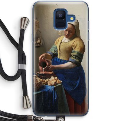 The Milkmaid: Samsung Galaxy A6 (2018) Transparant Hoesje met koord
