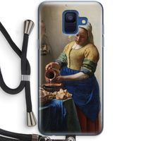 The Milkmaid: Samsung Galaxy A6 (2018) Transparant Hoesje met koord
