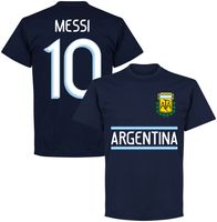 Argentinië Messi 10 Team T-Shirt