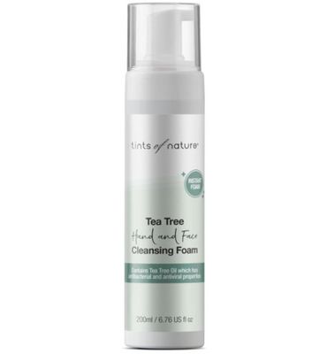 Tints Of Nature Tints Of Nature Tea Tree Hand & Face Cleansing Foam (200ml) Tints Of Nature Tints Of Nature Tea Tree Hand & Face Cleansing Foam (200ml)