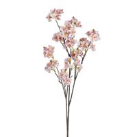 Kunstbloem Bloesem Floral - H106 cm - lichtroze - kunststof - stelen kunstbloemen - boeket - bloemet