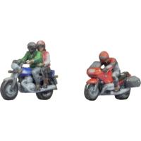 NOCH 35837 N Motorrijders figuren Geverfd, Zittend