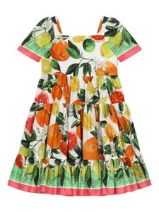 Dolce & Gabbana Kids robe imprimé Lemon & Orange