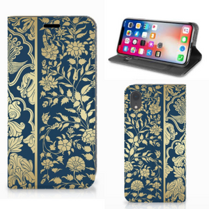 Apple iPhone Xr Smart Cover Beige Flowers