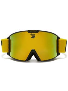 Off-White lunettes de ski à logo imprimé - Jaune