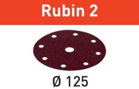 Festool Accessoires schuurschijven stf d125/8 p120 ru2/10 - 499105