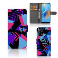 OPPO A74 4G | Book Case | Funky Triangle