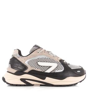 HUB - Slam zwart/beige herensneakers Mesh Heren