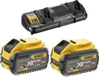 DeWalt DCB132X2-QW FlexVolt Starter Kit - 2 x FlexVolt accu 54V 9,0Ah Li-Ion + DCB132 Dubbellader