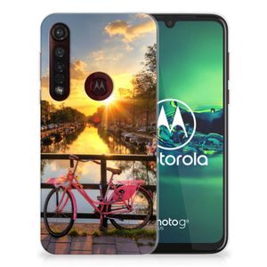 Motorola Moto G8 Plus Siliconen Back Cover Amsterdamse Grachten