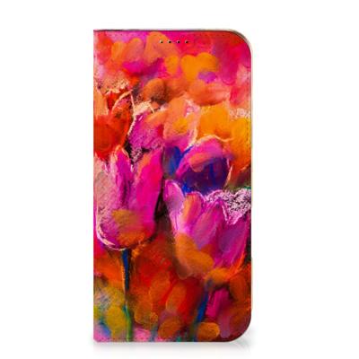 Bookcase iPhone 16 Plus Tulips Bookcase iPhone 16 Plus Tulips