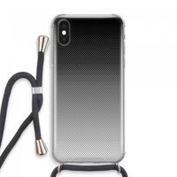 Musketon Halftone: iPhone XS Max Transparant Hoesje met koord