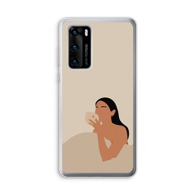 Fresh coffee: Huawei P40 Transparant Hoesje