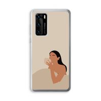 Fresh coffee: Huawei P40 Transparant Hoesje