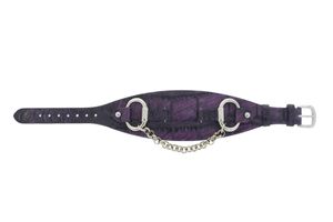 Guess horlogeband 65176L2 Leder Paars 8mm