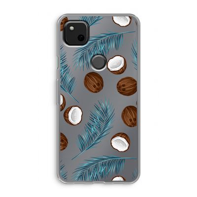 Kokosnoot roze: Google Pixel 4a Transparant Hoesje