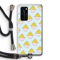 Citroenen: Huawei P40 Transparant Hoesje met koord