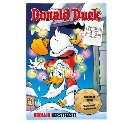 Donald Duck - Kerst - Tijdschrift met naam en foto Donald Duck - Kerst - Tijdschrift met naam en foto