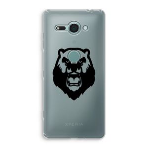 Angry Bear (black): Sony Xperia XZ2 Compact Transparant Hoesje