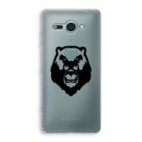Angry Bear (black): Sony Xperia XZ2 Compact Transparant Hoesje