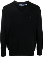 Polo Ralph Lauren pull à logo brodé - Noir