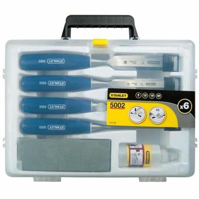 Beitelset Stanley 5002 Hout 6, 12, 18, 25 mm 4 Onderdelen