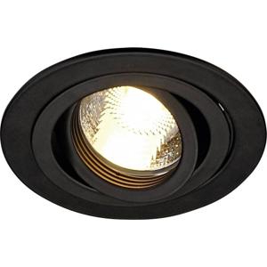 SLV 111710 New Tria 1 Inbouwlamp LED, Halogeen GU10 50 W Zwart