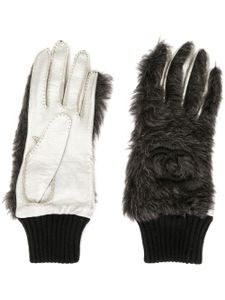 CHANEL Pre-Owned gants à logo - Noir