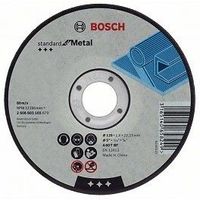 Bosch Accessoires Doorslijpschijf recht Standard for Metal A 60 T BF, 115 mm, 22,23 mm, 1,6 mm 1 stuks - 2608603163