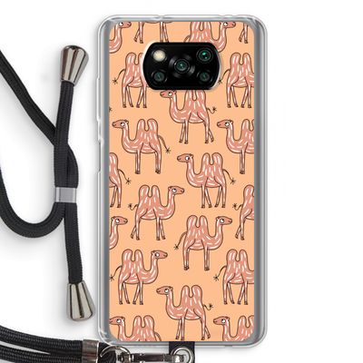 Kameel: Xiaomi Poco X3 Pro Transparant Hoesje met koord
