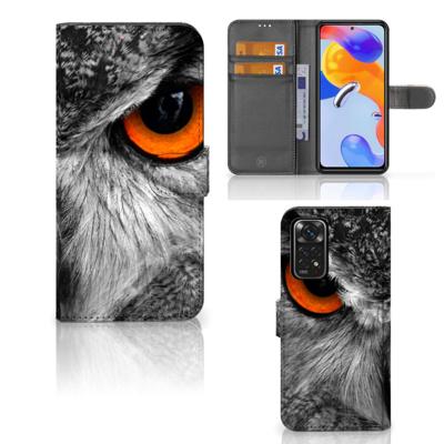 Xiaomi Redmi Note 11 Pro 5G/4G | Telefoonhoesje | Met pasjeshouder | Uil