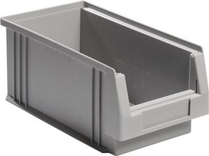LA-KA-PE Magazijnbak | L290xB150xH125 mm | PP grijs | 25 stuks - 01650 02 05 01650 02 05